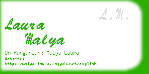 laura malya business card